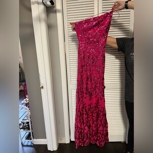 COPY - Selling a pink one shoulder prom dress in great condition!